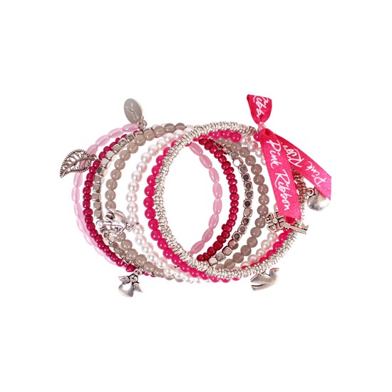 Pink Ribbon Geluksarmband 2011