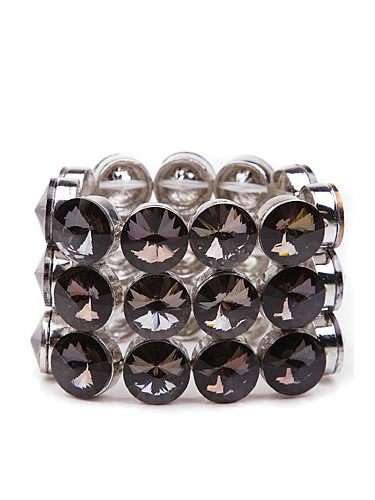 Armband 3 rijen kristal