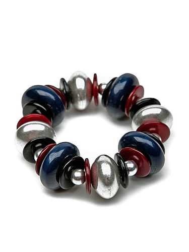 Armband met grote kralen