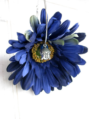Bloemoorbel GROOT Chrysant Blauw