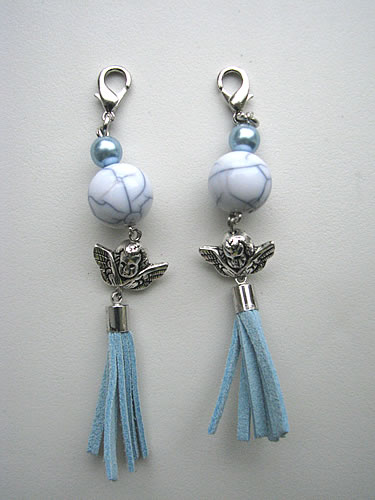 set Clip-on Engel Blauw
