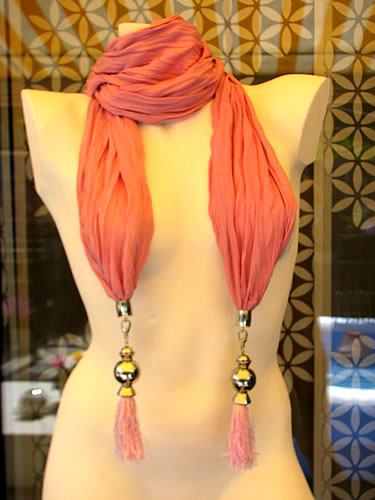 Sjaal Clip-on Roze