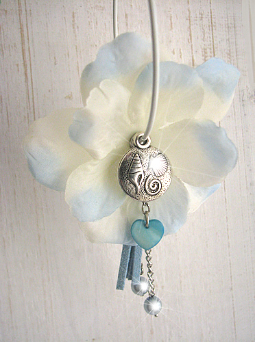 Bloemoorbel rond Blauw