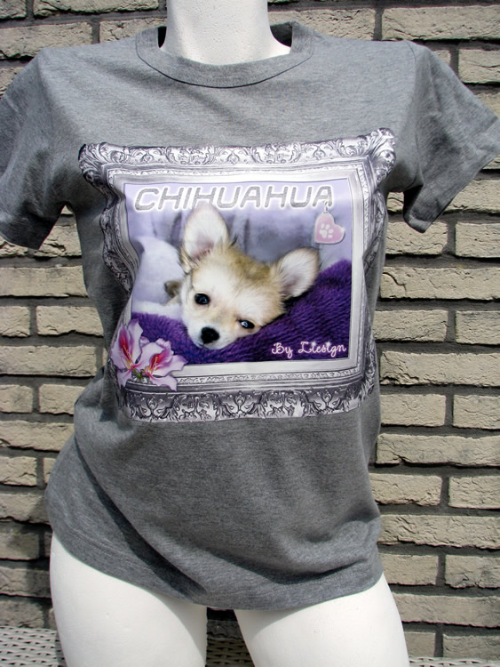 T-shirt met Chihuahua