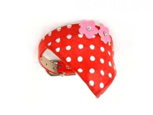 Halsbandje met sjaal: polka